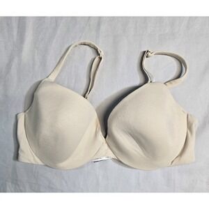 Body By Victoria‎ Ipex Victoria's Secret Bra Demi Underwire  Beige 34 C Vintage